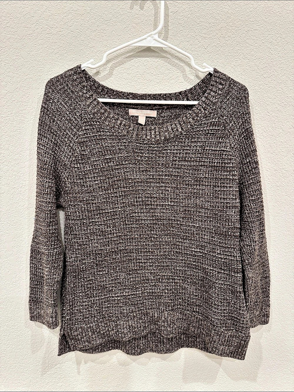Banana Republic Brown Knit Sweater Size Medium Like New